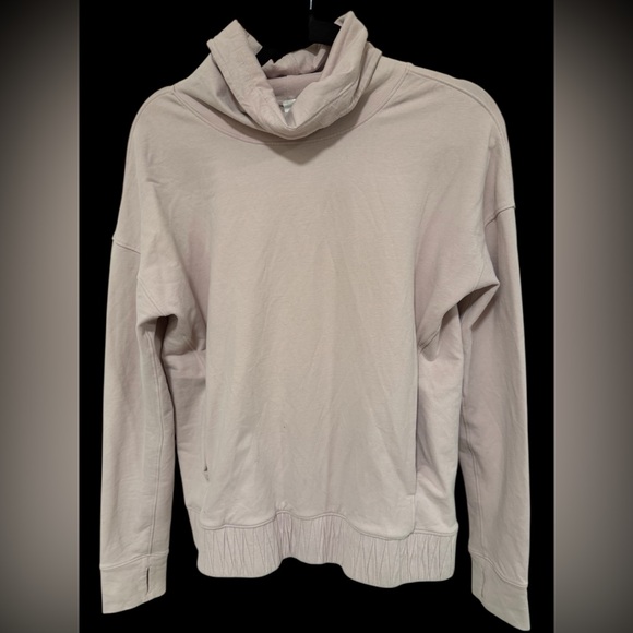 lululemon athletica Women's Light Pink Cowl Neck Sweater - Picture 9 of 9